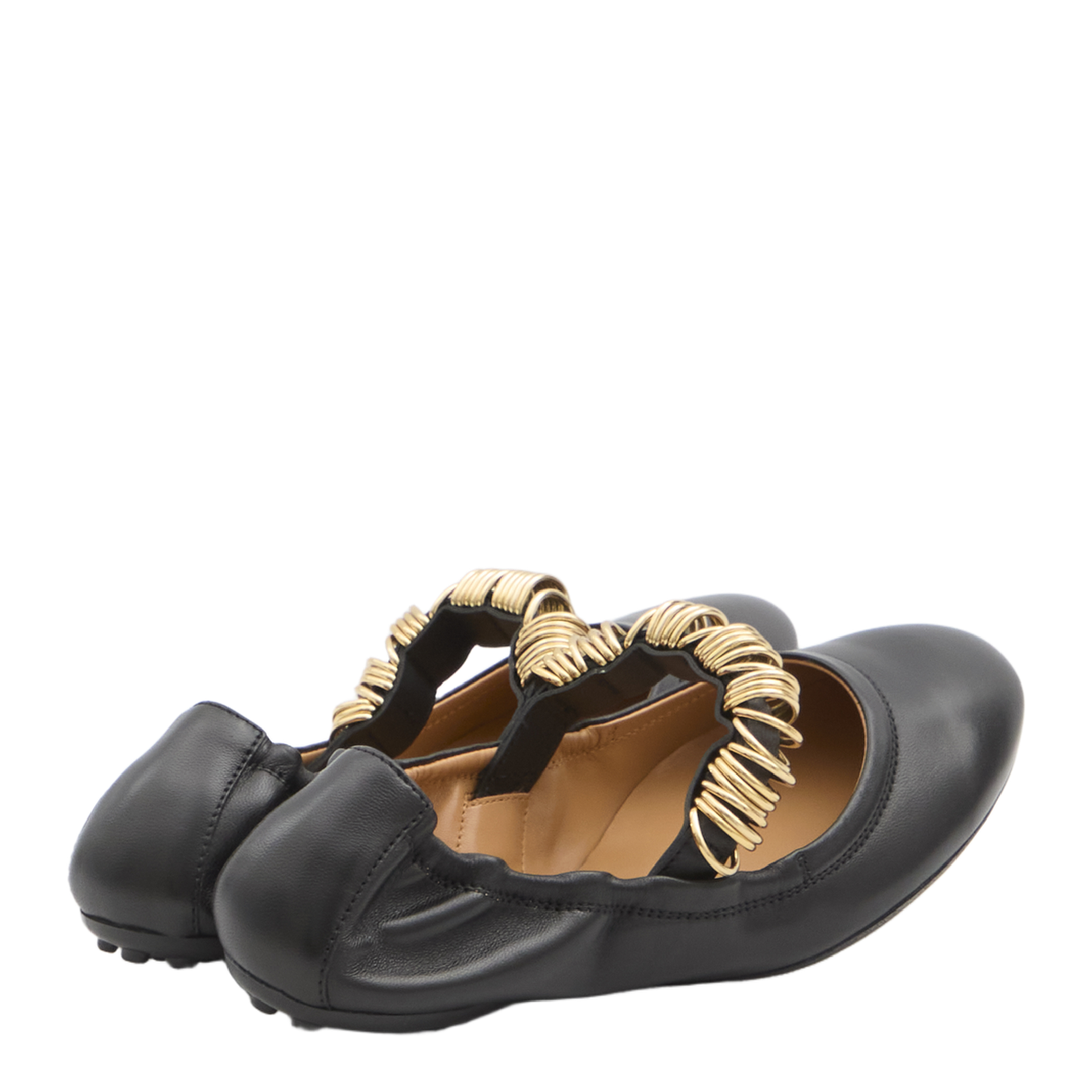 Ballet Flats with Eyelets - Image 3