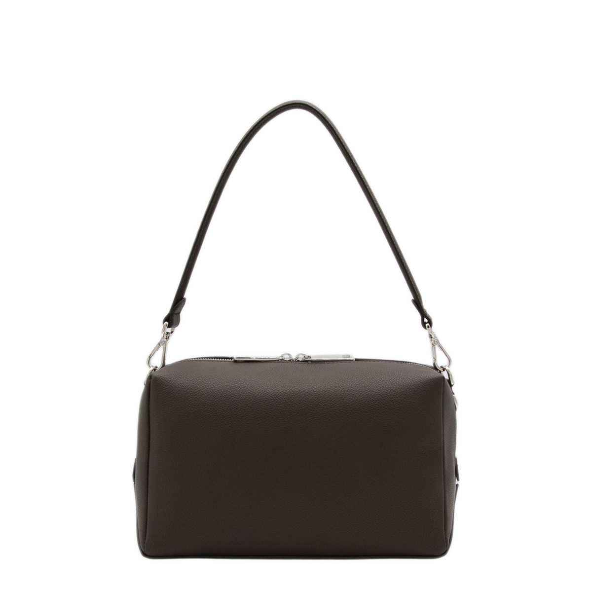 Lui Medium Leather Shoulder Bag - Chocolate brown - Image 2