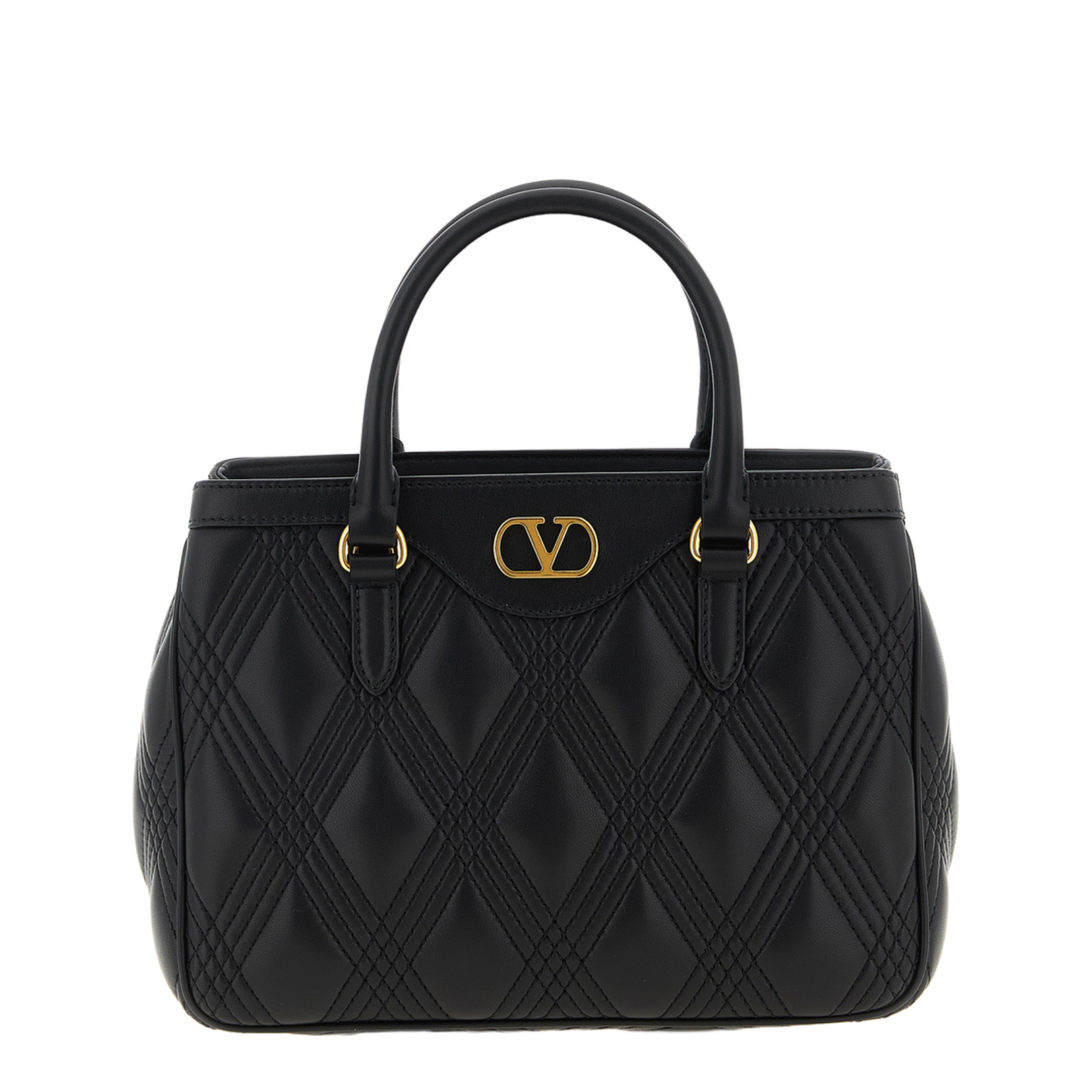 Quilted Nappa Leather Handbag - Image 1