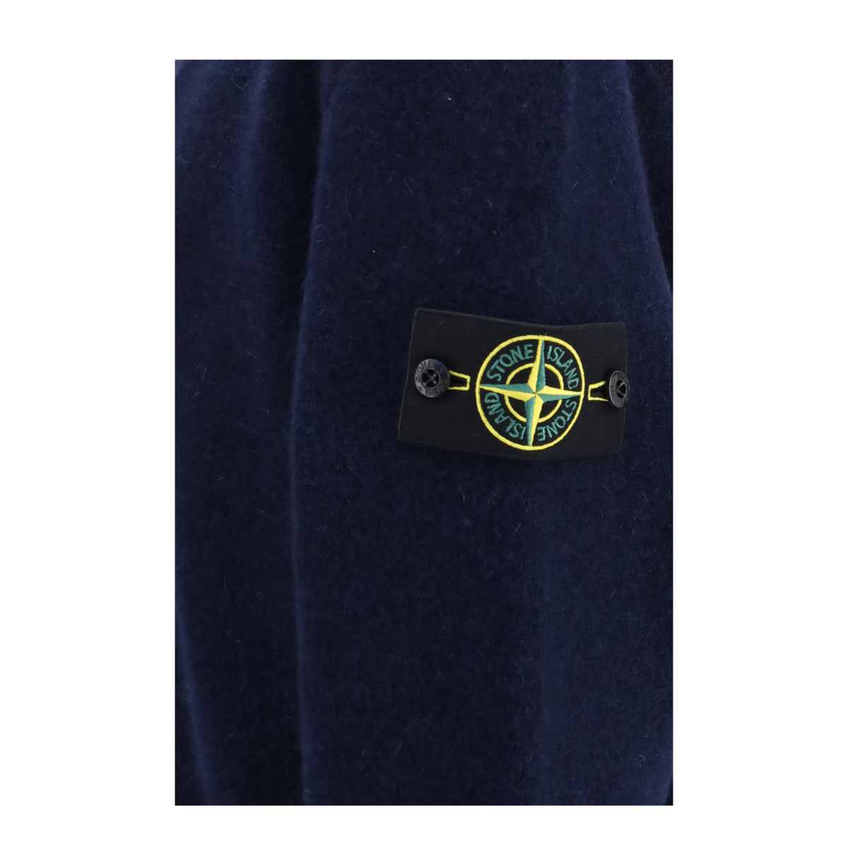 Navy Alpaca Cardigan - Image 3