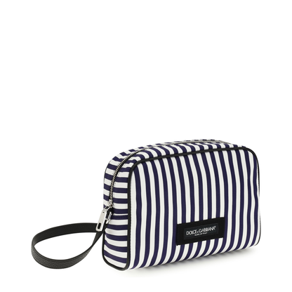 Striped Poplin Handbag - Multicolor - Image 2
