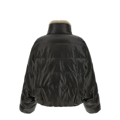 Padded Leather Jacket - Image 2