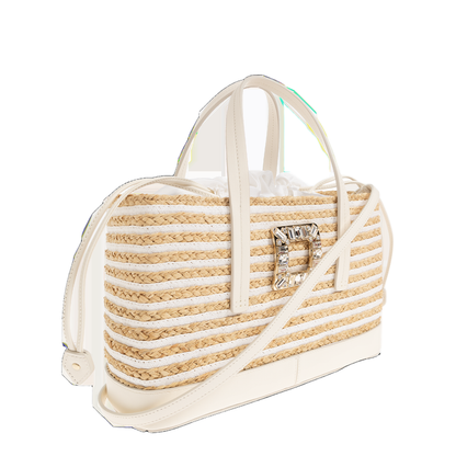 Handbag with Shimmering Appliqués - Image 4