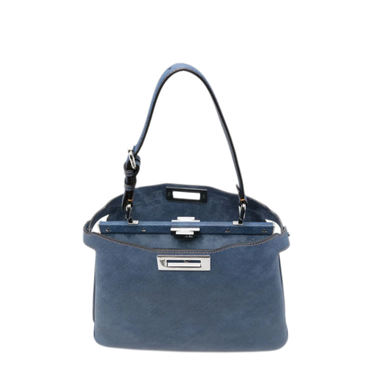 Peekaboo Soft Medium Calfskin Handbag - Blue - Image 2