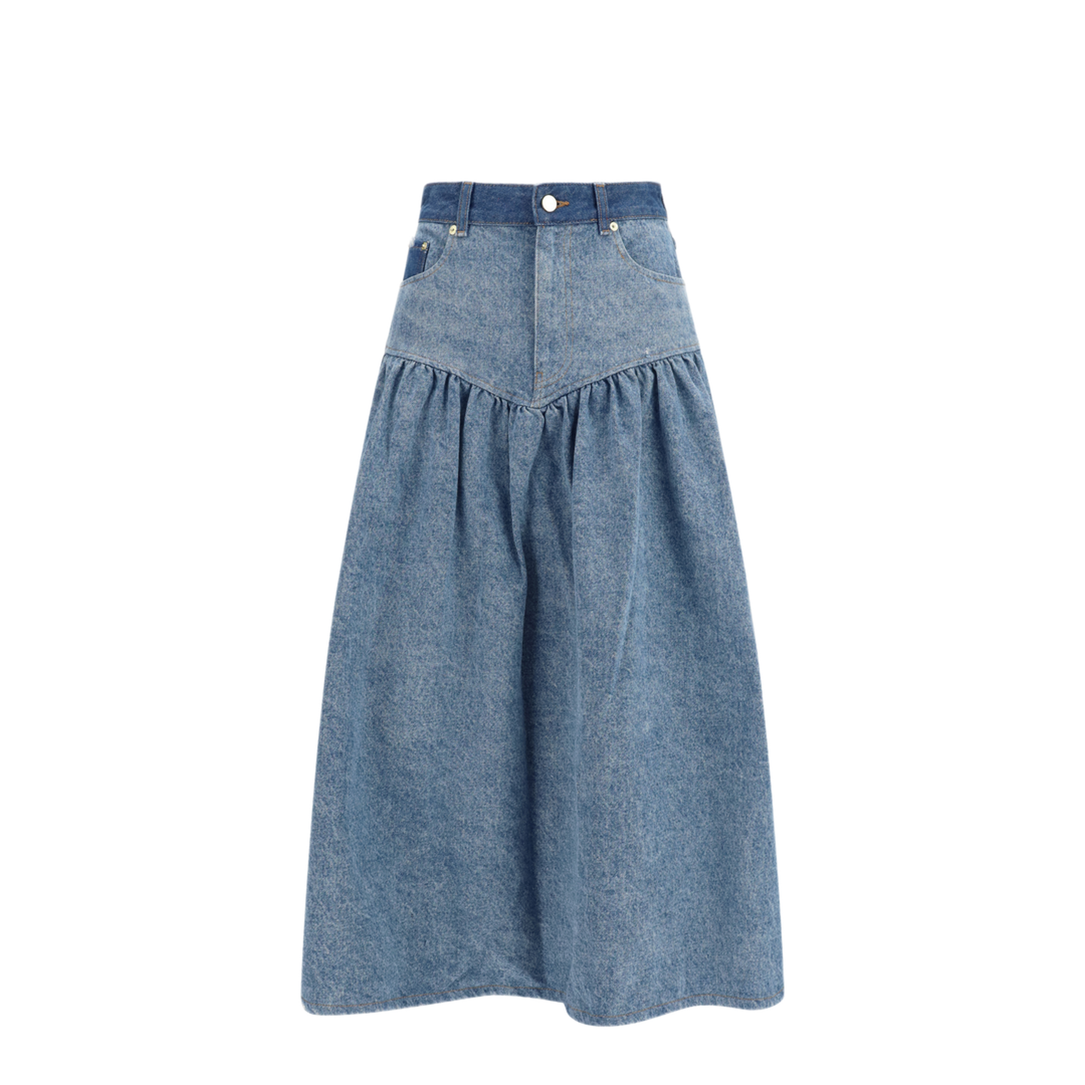 Stretch Denim Skirt - Image 1