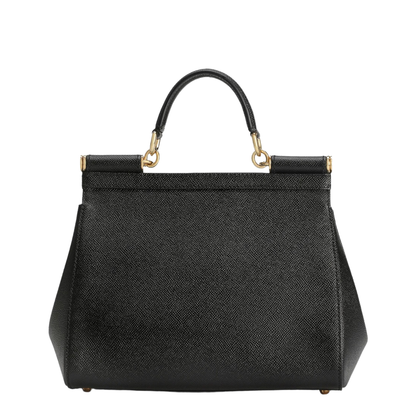 Large Sicily Handbag in Black - Image 6