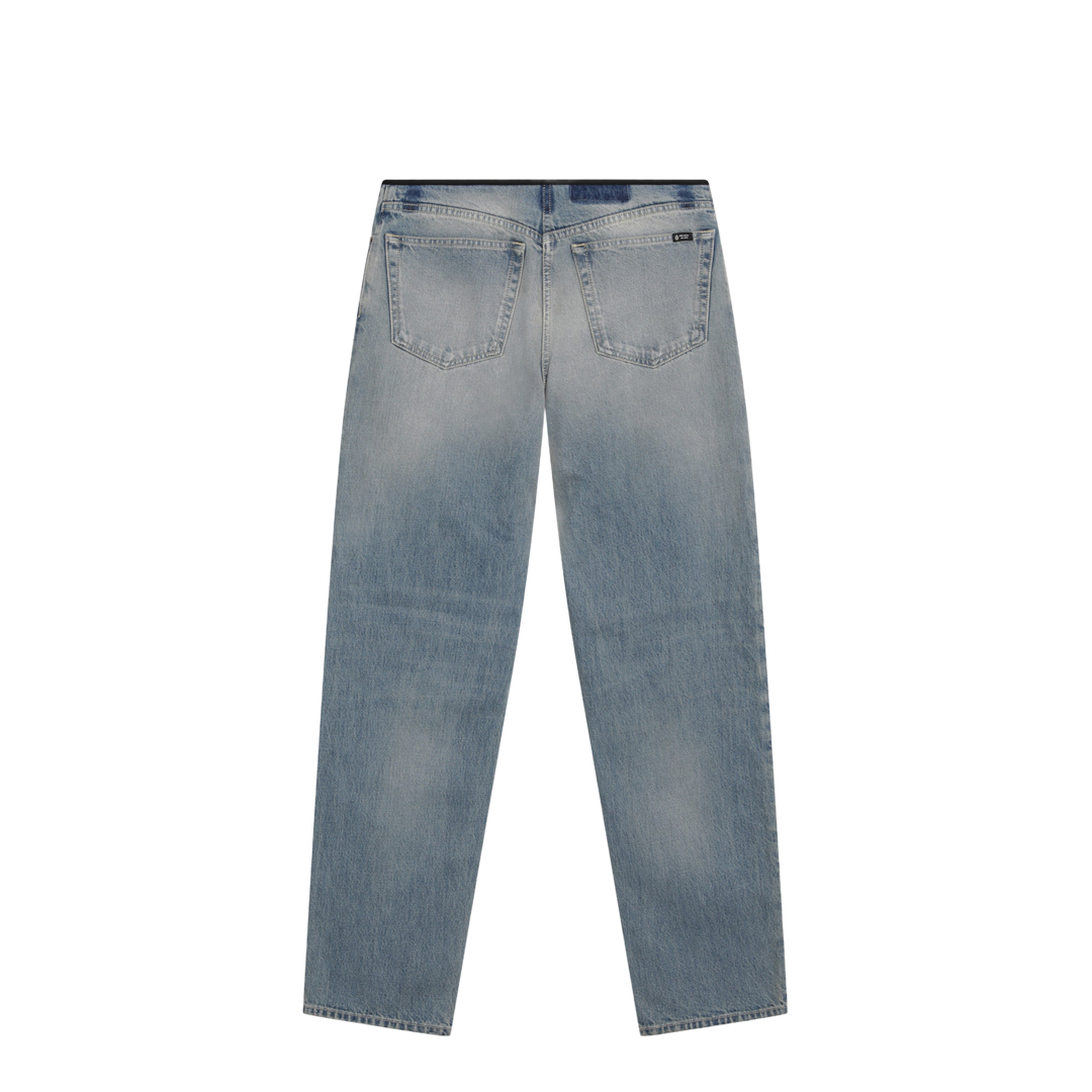 Blue Jeans With A Washed Effect - Image 2