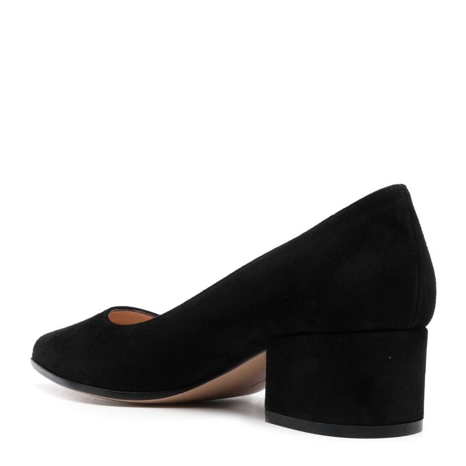 Suede Pumps - Black - Image 2