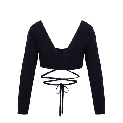 Wrap Knitted Top - Image 4
