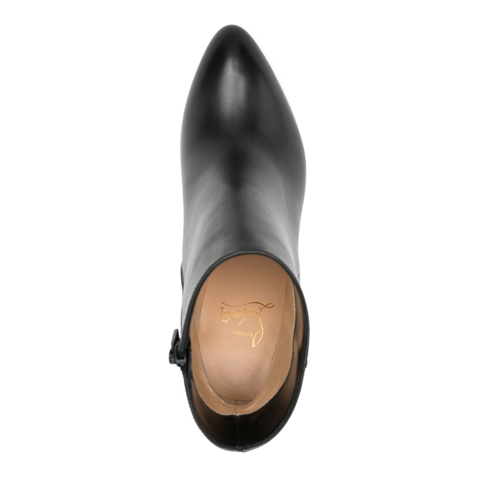 Fannylove Booty - 120 mm Low Boots - Calf Leather - Black - Image 3