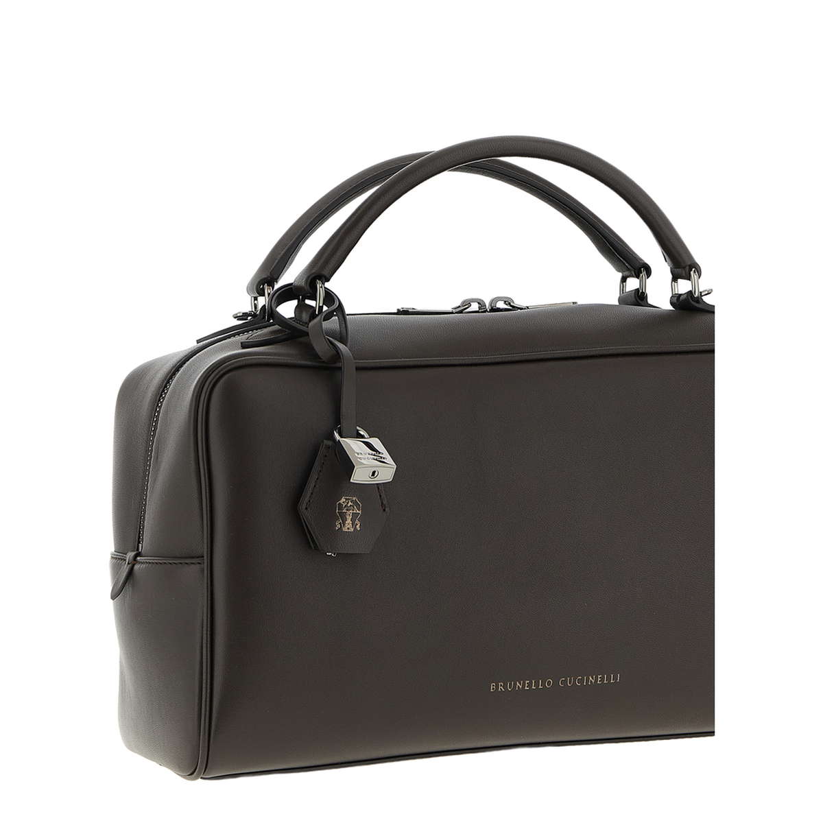 Boston Explorer Nappa Leather Handbag - Rust Brown - Image 3