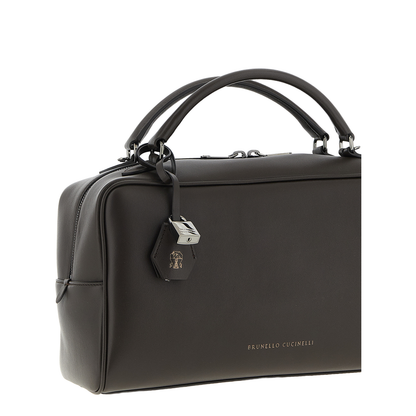 Boston Explorer Nappa Leather Handbag - Rust Brown - Image 3
