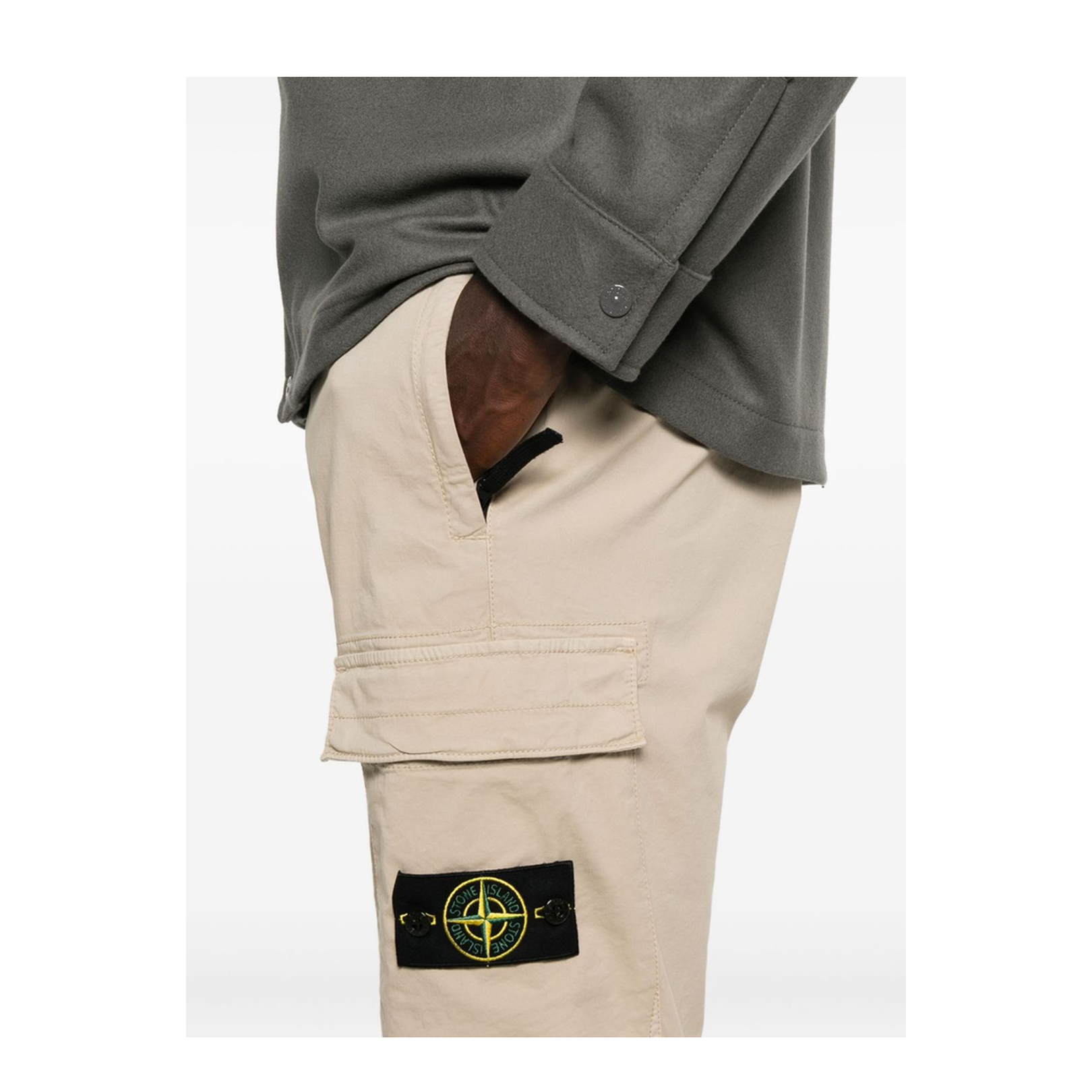 Cargo Pants in Stretch Supima Cotton Twill - Image 3