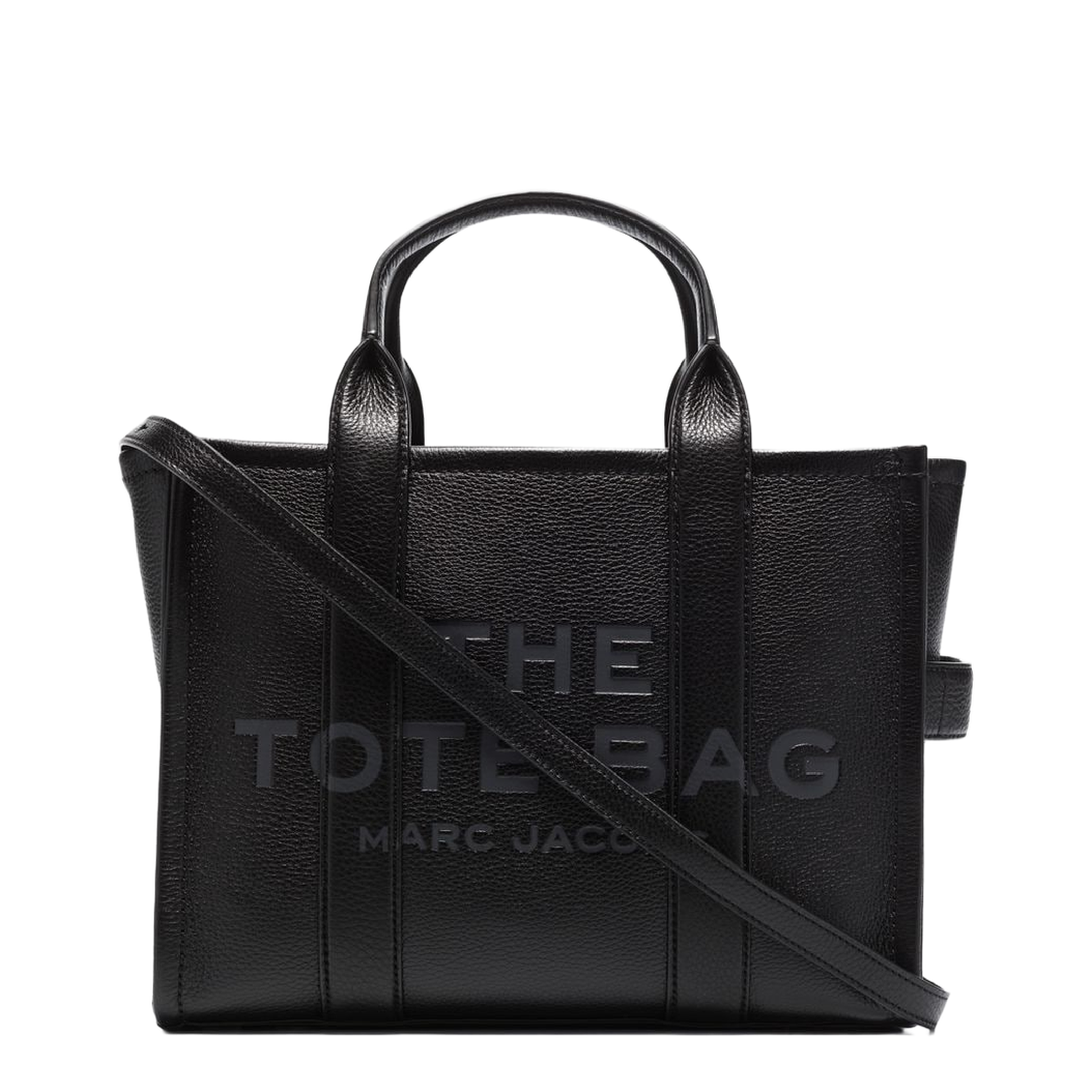 Medium Tote Bag In Black Leather - Image 1