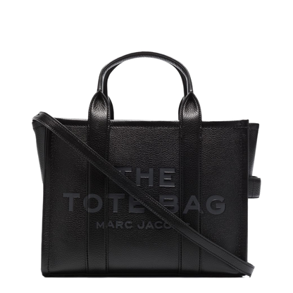 Medium Tote Bag In Black Leather - Image 1