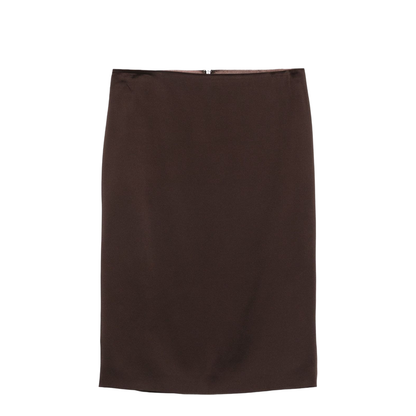 Satin Midi Skirt - Image 1