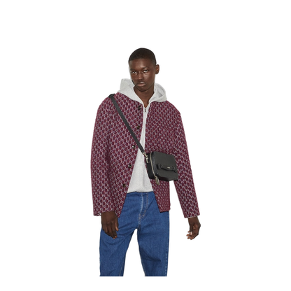 Gucci Logo Leather Shoulder Strap Black - Image 4