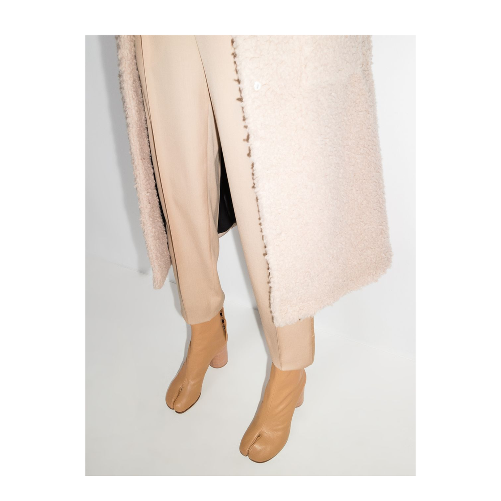 Brown Leather Tabi Ankle Boots - Image 11