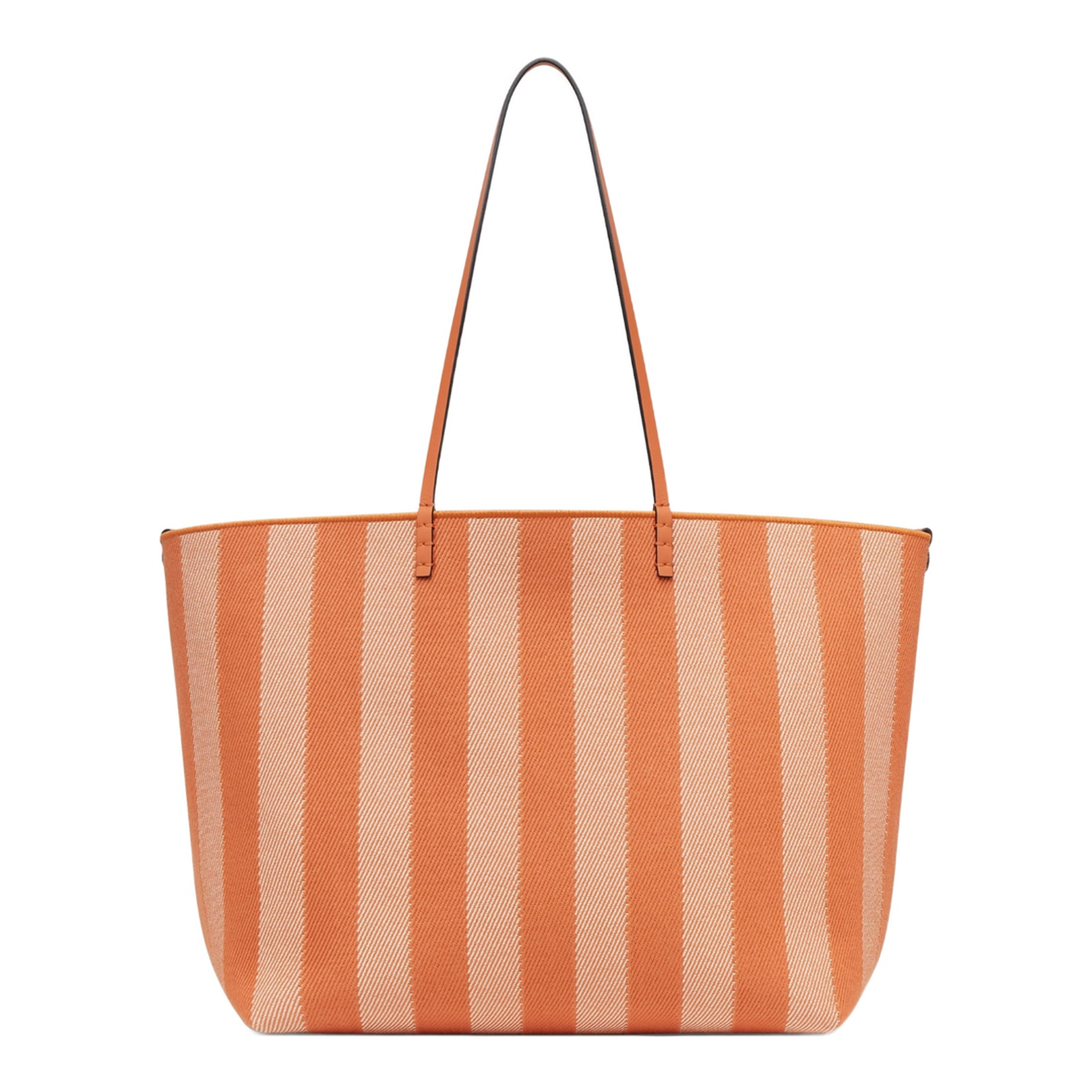 Roll Large Canvas Shopper Bags - Orange - Image 1