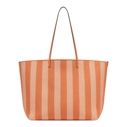 Roll Large Canvas Shopper Bags - Orange - Image 1