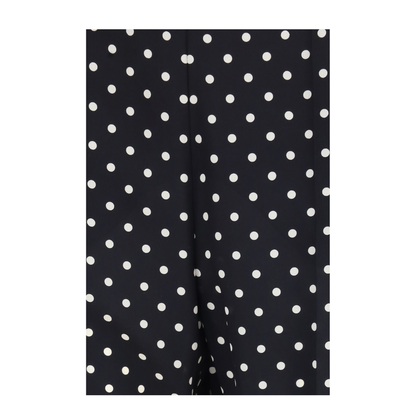Polka-dot crêpe de chine Pants - Image 3