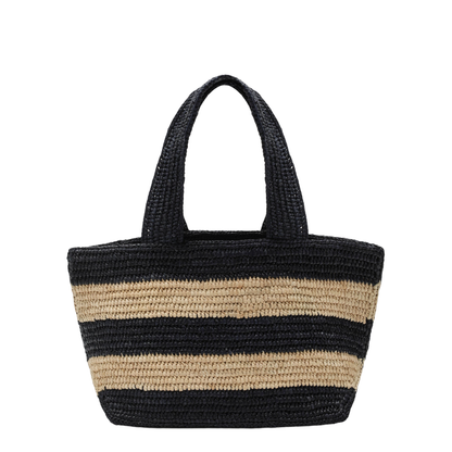 Trapeze Pm Shopping Bag In Raffia - Image 2