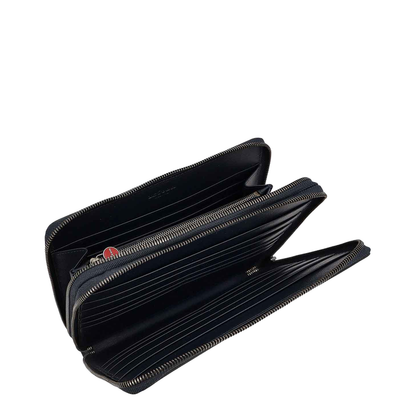 Leather Briefcase Blue - Image 3