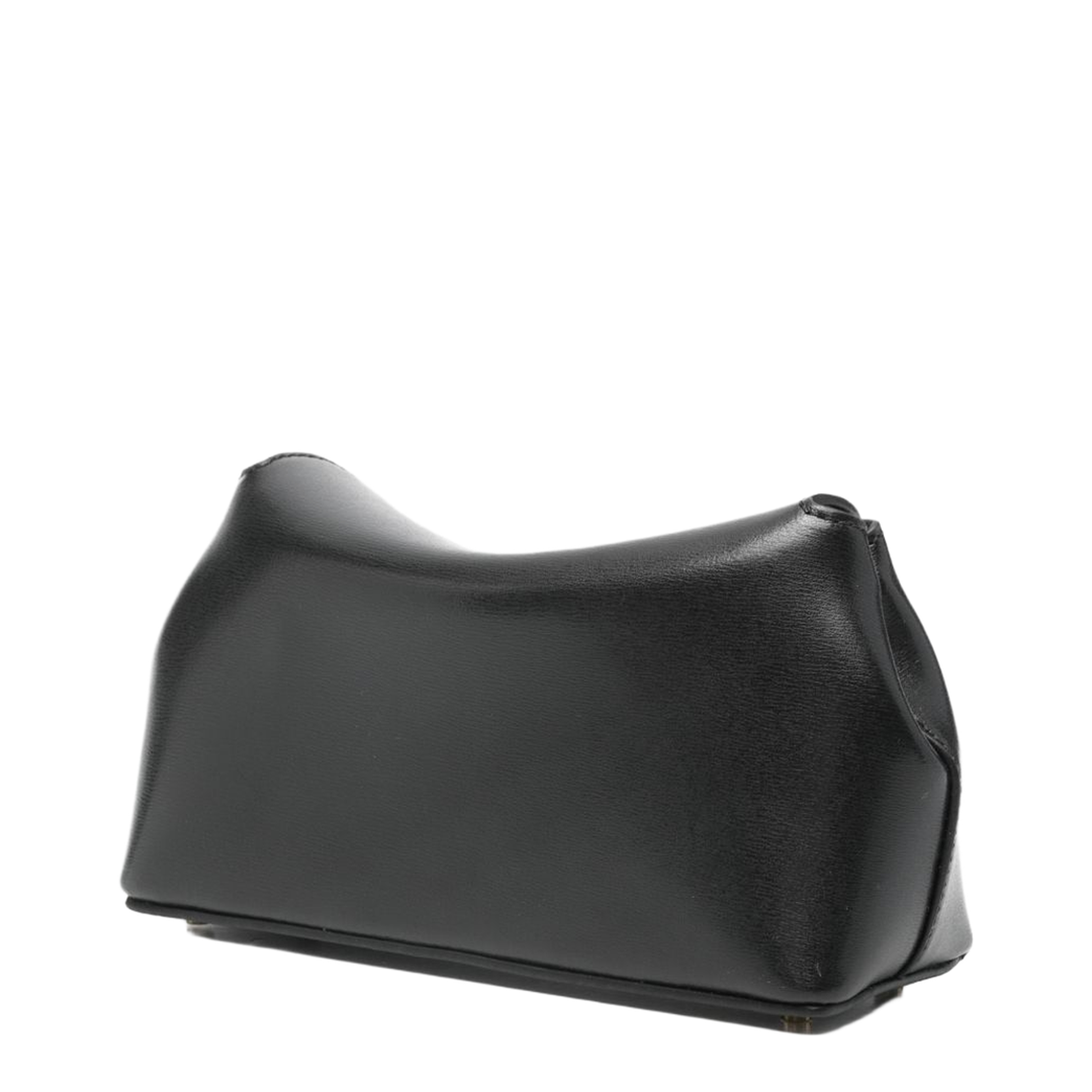 T-Lock Mini Calf Leather Clutch - Black - Image 2