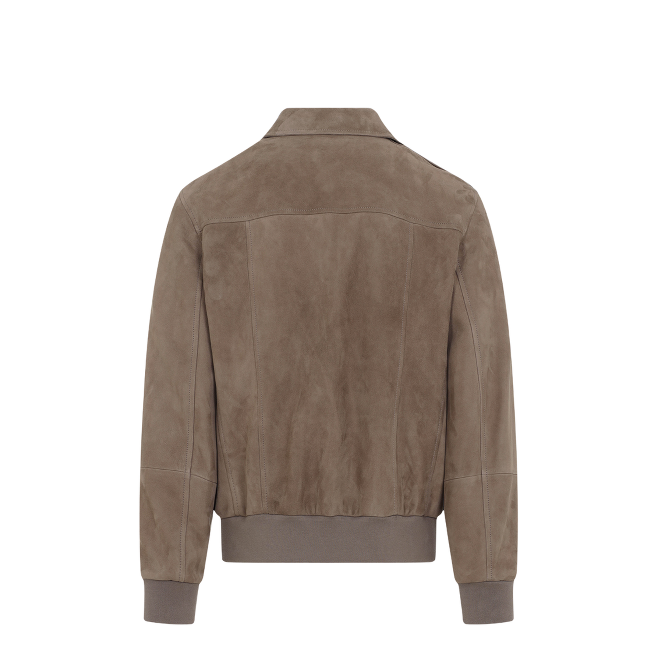 Leather Bomber Jacket - Image 4