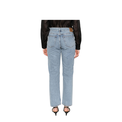 Blue Low Straight Jeans - Image 3