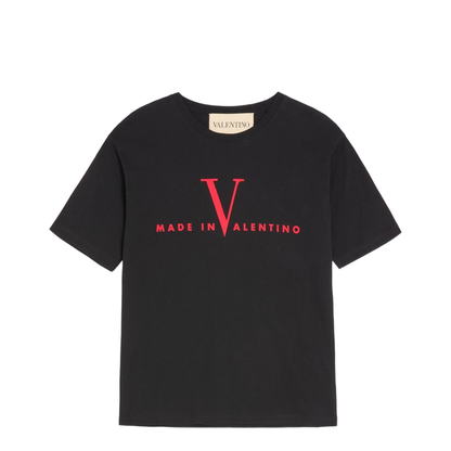 Cotton T-Shirt with Made in Print - Image 1