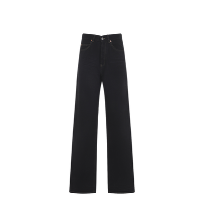 V-Waist Long Baggy Jeans - Image 3
