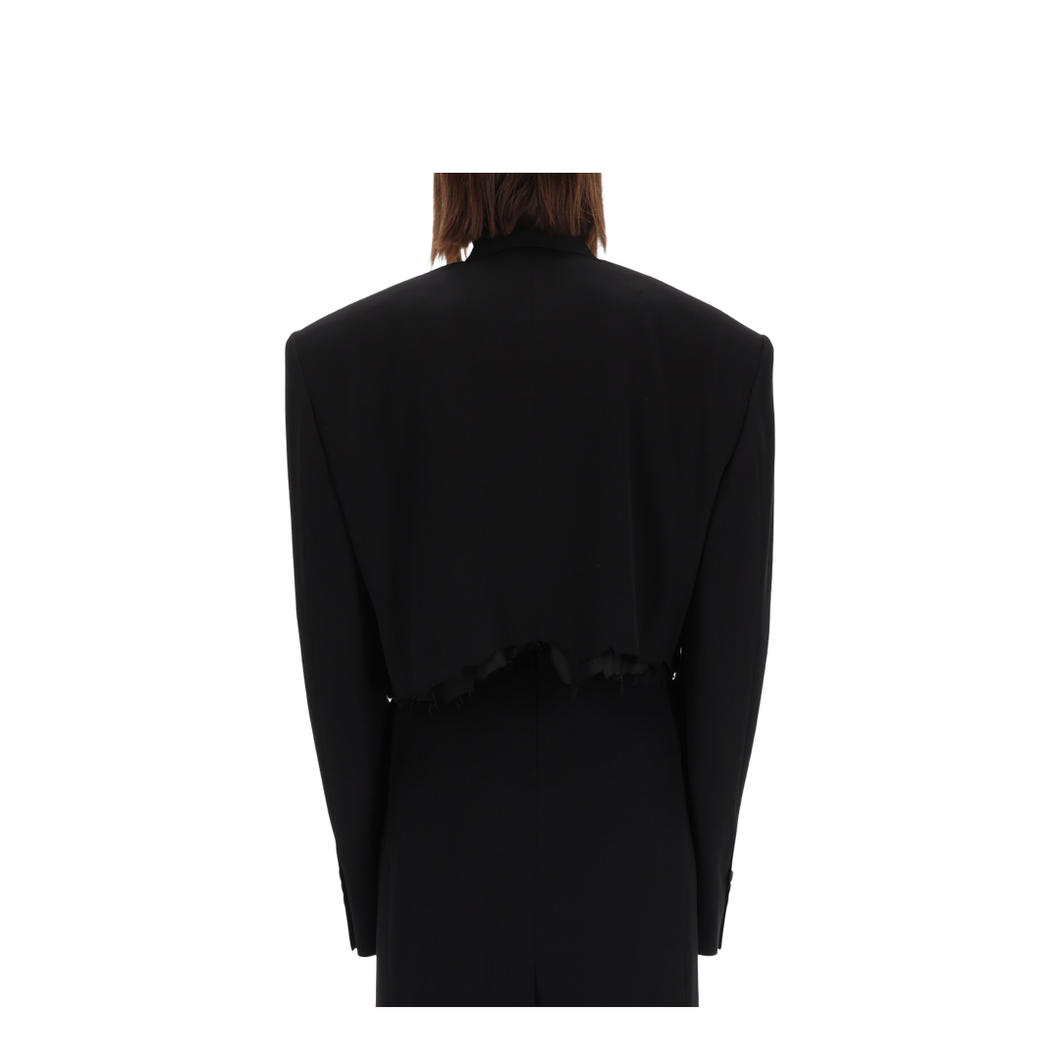 Single Breasted Cut Off Jacket - Image 3