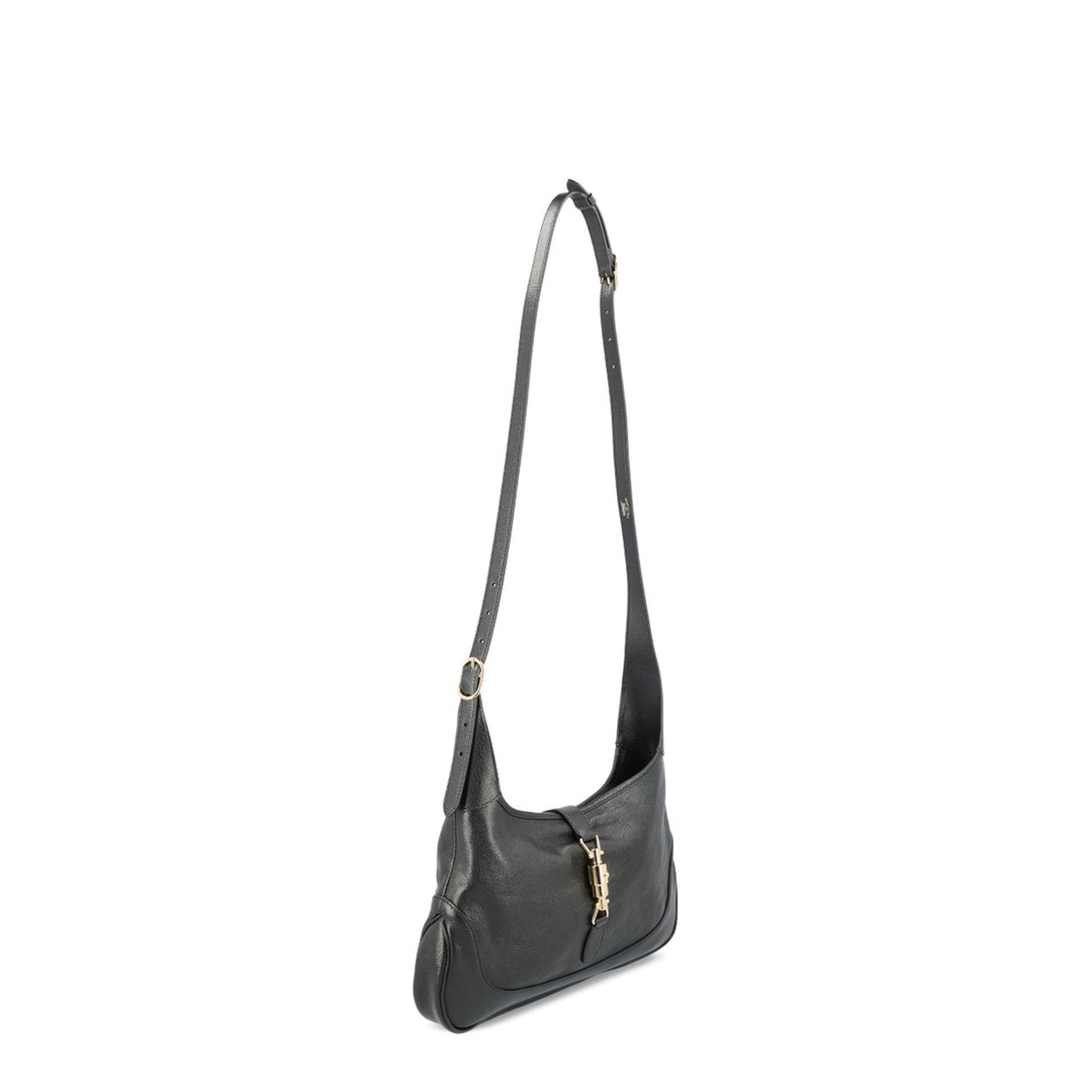 Jackie 1961 Medium Soft Grainy Leather Shoulder Bag - Black - Image 2