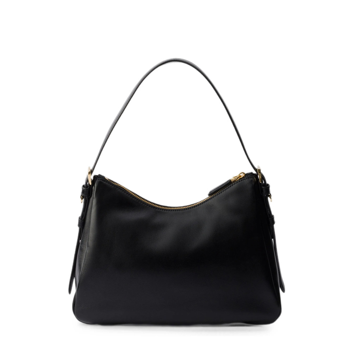 Large Calfskin Shoulder Bag - Black - Image 4