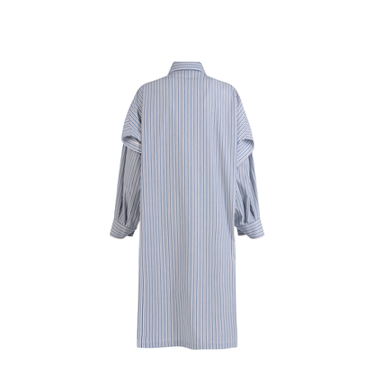 Cotton Striped Dress - Image 2