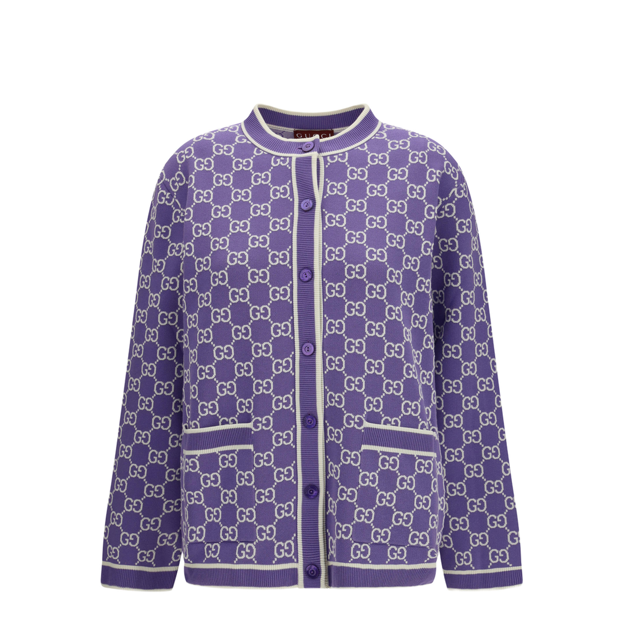 Embroidered Cotton Cardigan - Image 1
