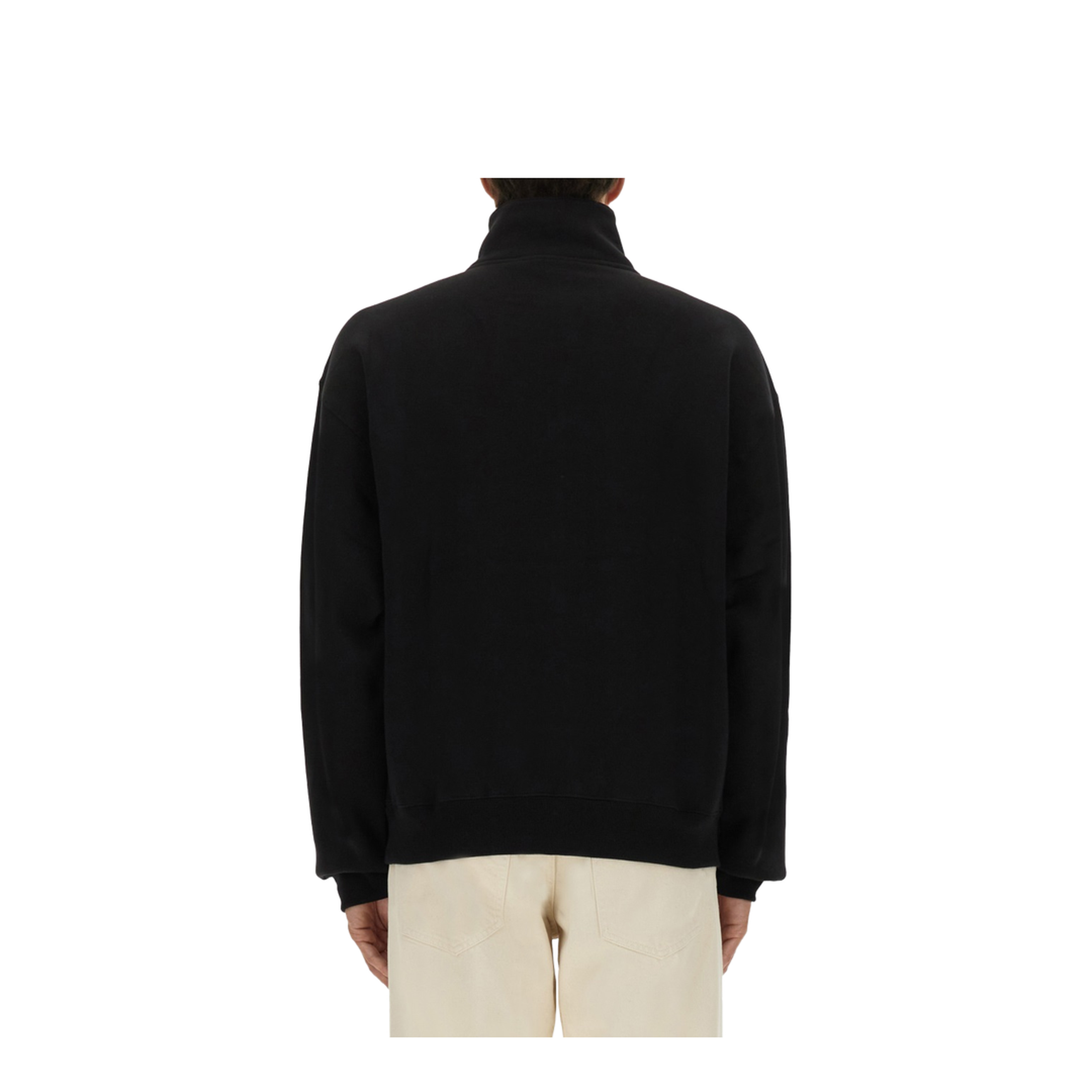 Gros Grain Zipped-Rollneck Sweatshirt - Image 5