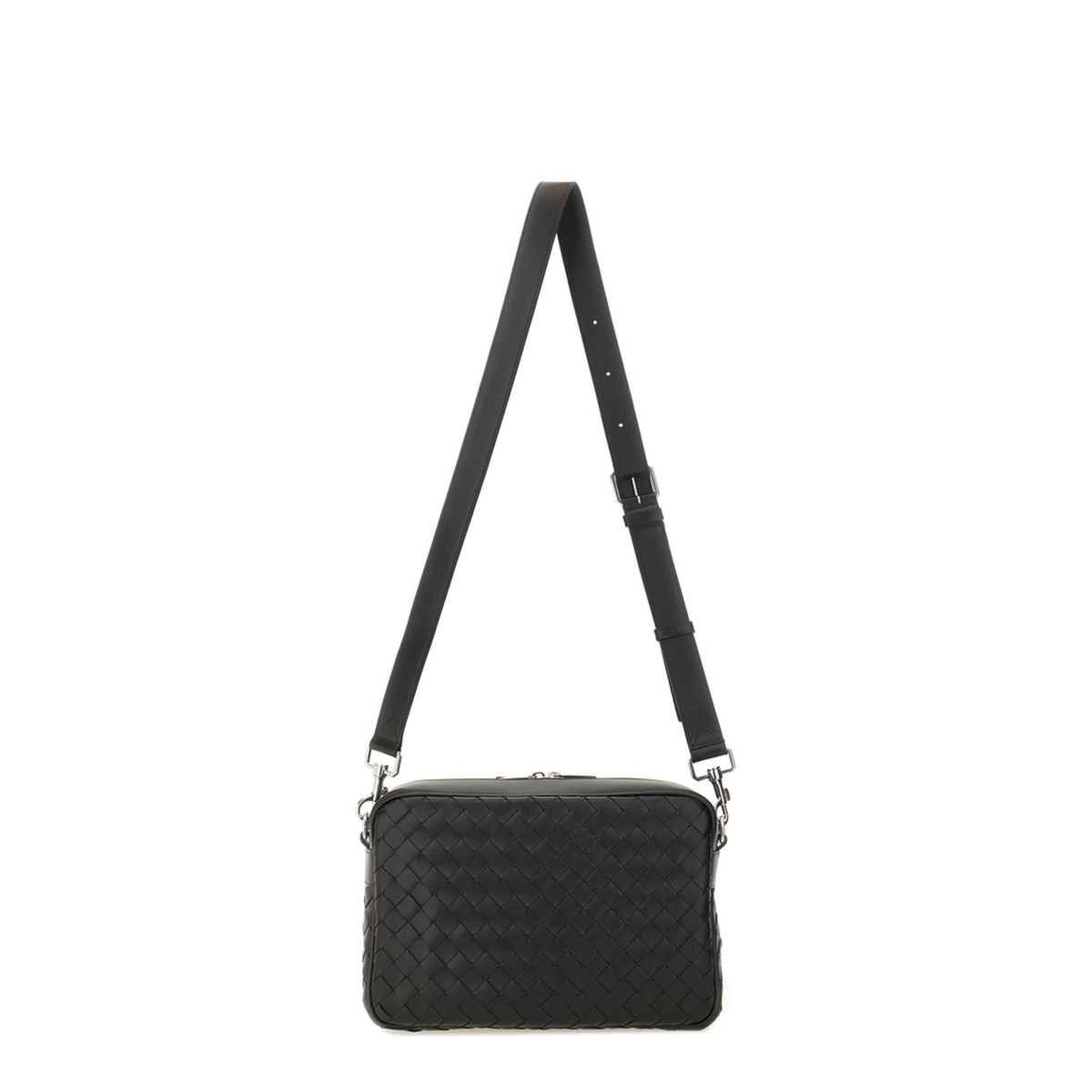 Medium Calfskin Shoulder Bag - Black - Image 3