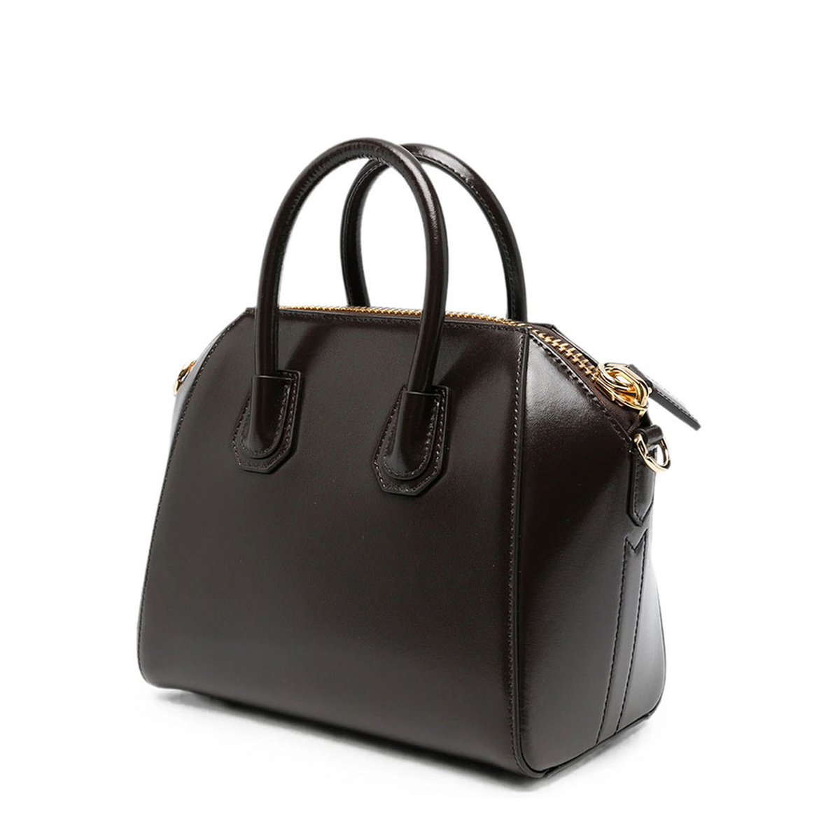 Antigona Mini Calfskin Tote - Chocolate - Image 3