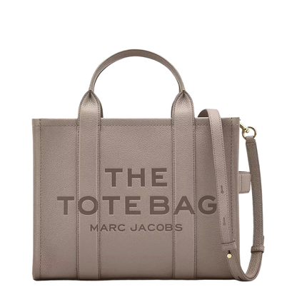 The Tote Bag Medium Full Grain Leather Tote - Cement - Image 1