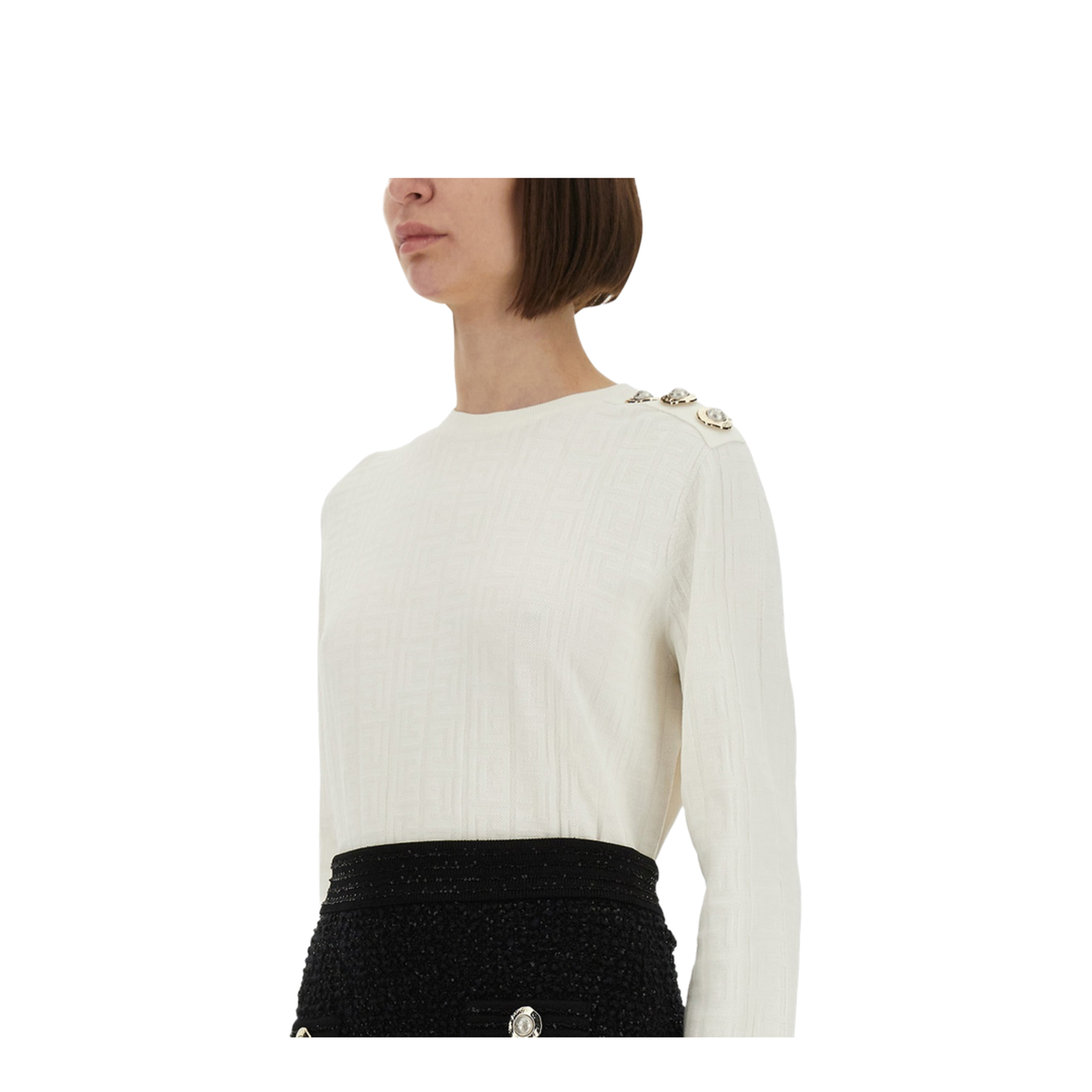 Knitted Tops Creme - Image 4