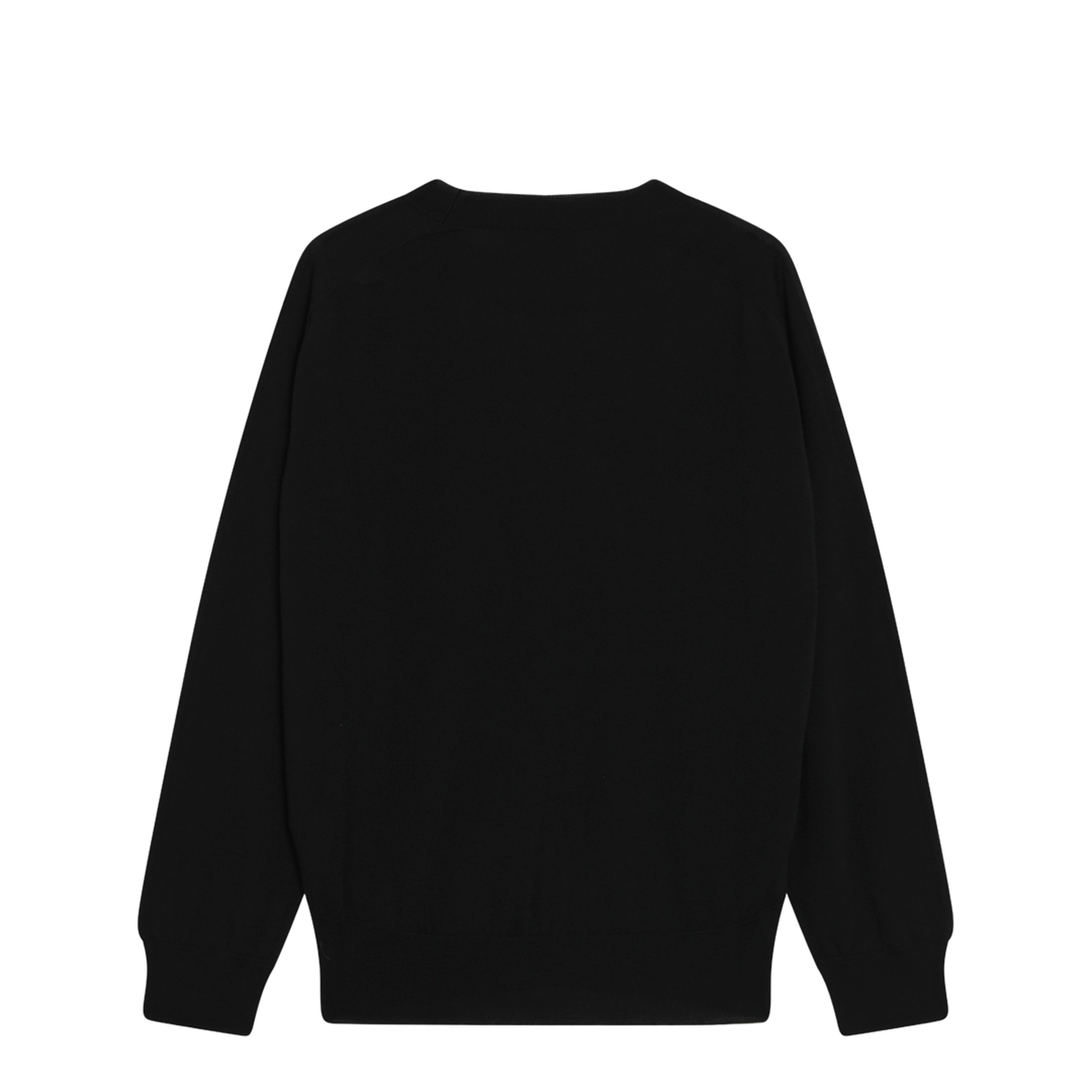 Black de Coeur Wool Sweater - Image 2