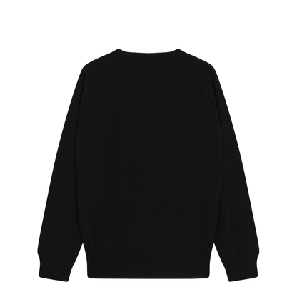 Black de Coeur Wool Sweater - Image 2