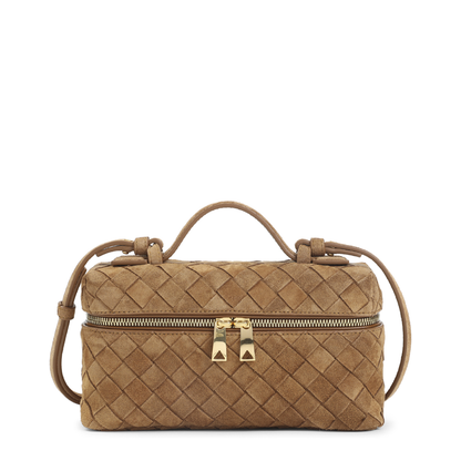 Suede Vanity Case Bag - Image 2
