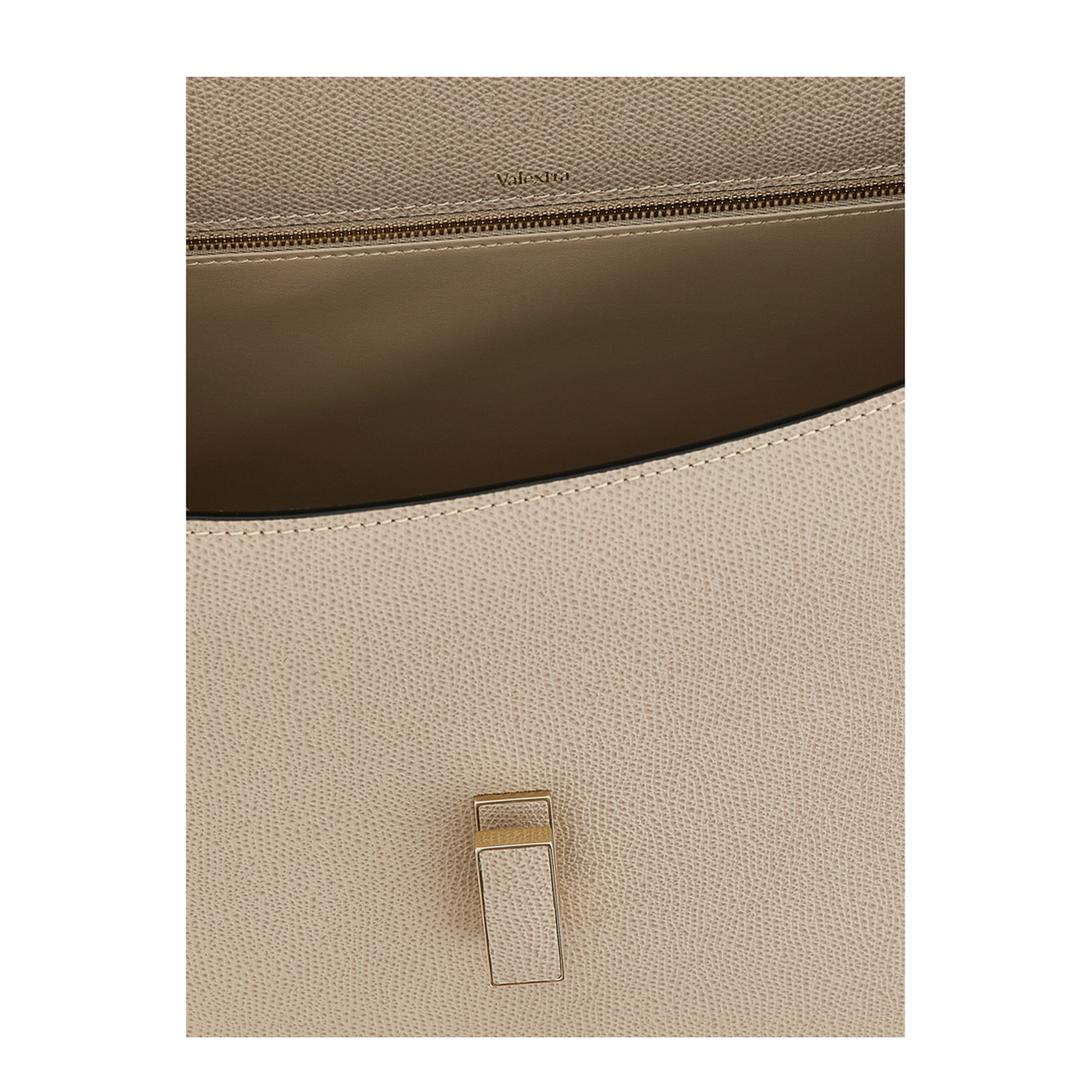 Large Handbag Leather White - Image 4