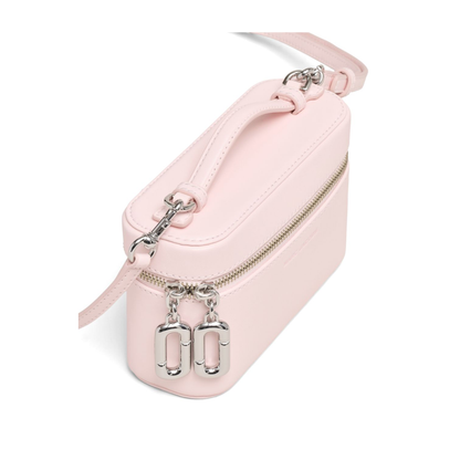 Scene Medium Smooth Leather Vanity Bag - Powder Pink - Image 3