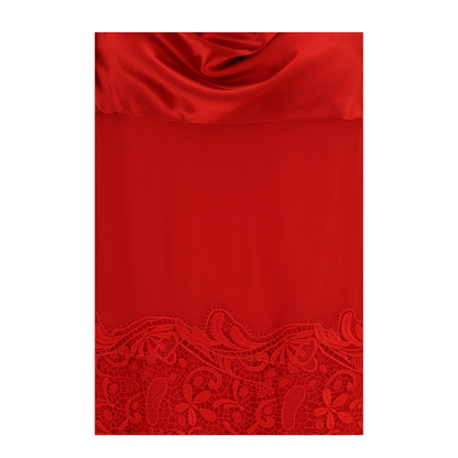 Draped Lace Dress - Image 3