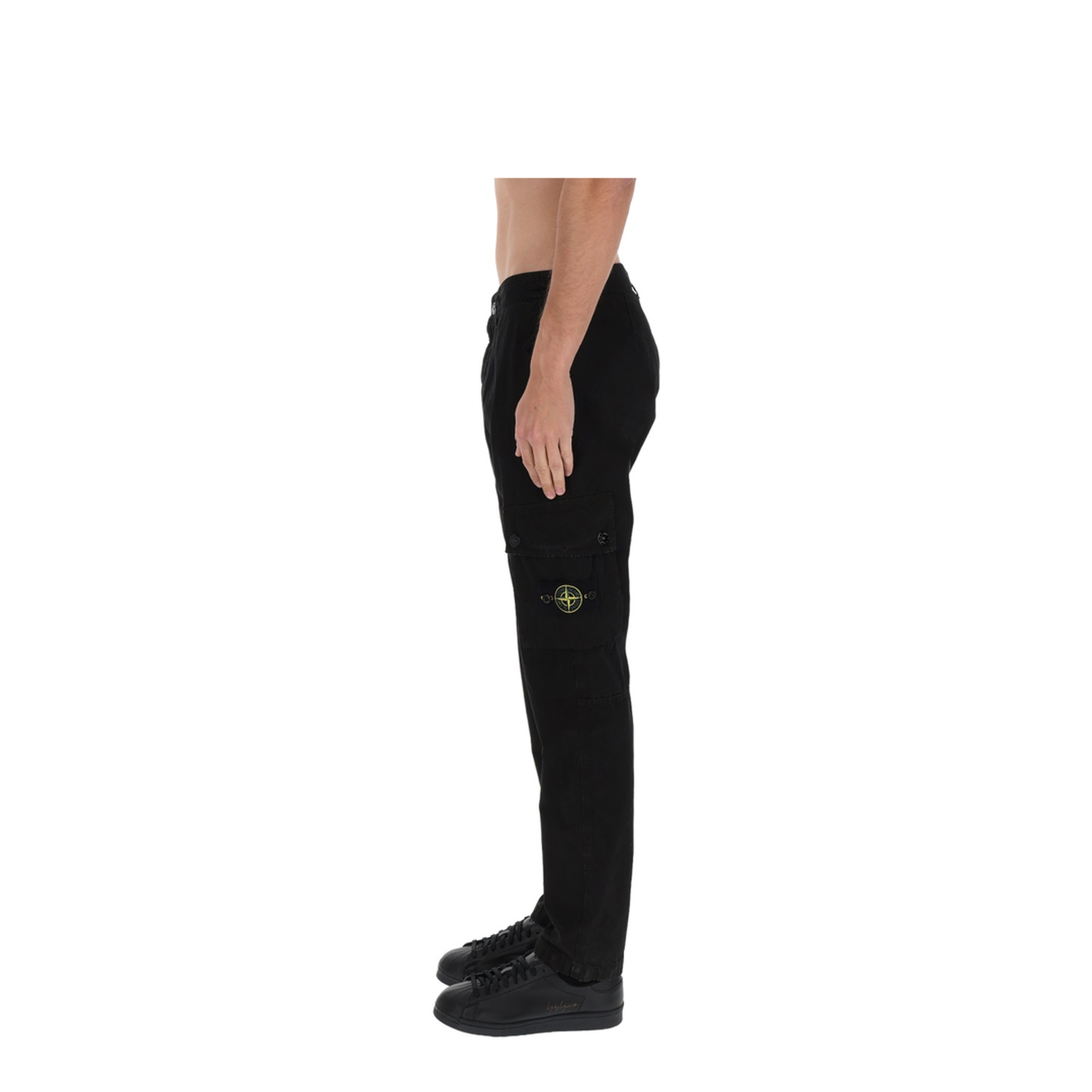 Cargo Pants With Logo Patch - Image 4
