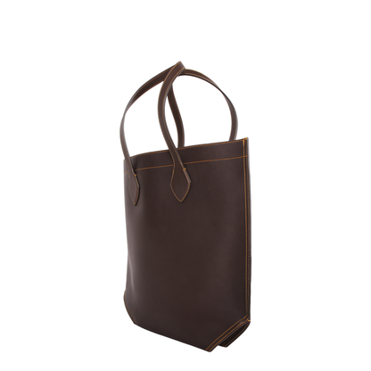 Mia Large Calf Leather Tote Bag - Nero - Image 2